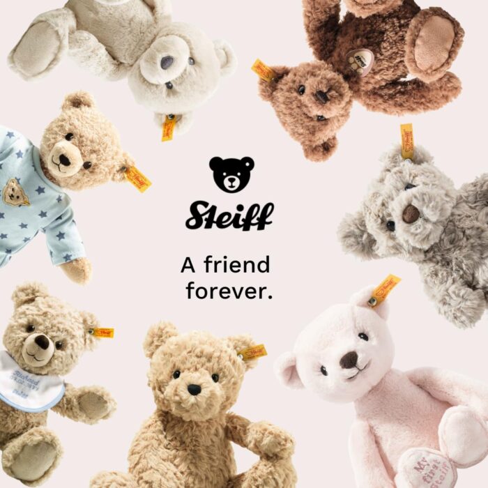 Steiff Kuscheltier Dinkie Esel, Süßes Stofftier mit Kunststoffaugen, Kinder, Jungen & Mädchen, Friends, Plüschtier 20 cm - Image 3